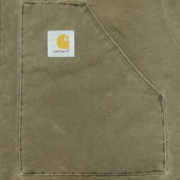 Vintage Carhartt VQ1882 Chestnut Faded Brown Arctic Vest Size Large - Picture 6 of 9